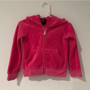 Juicy Couture Black Label Baby Velour Hoodie Pink 3-6M USA Made NWT Zip